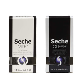 Salon manicure using Seche duo for professional long-lasting results