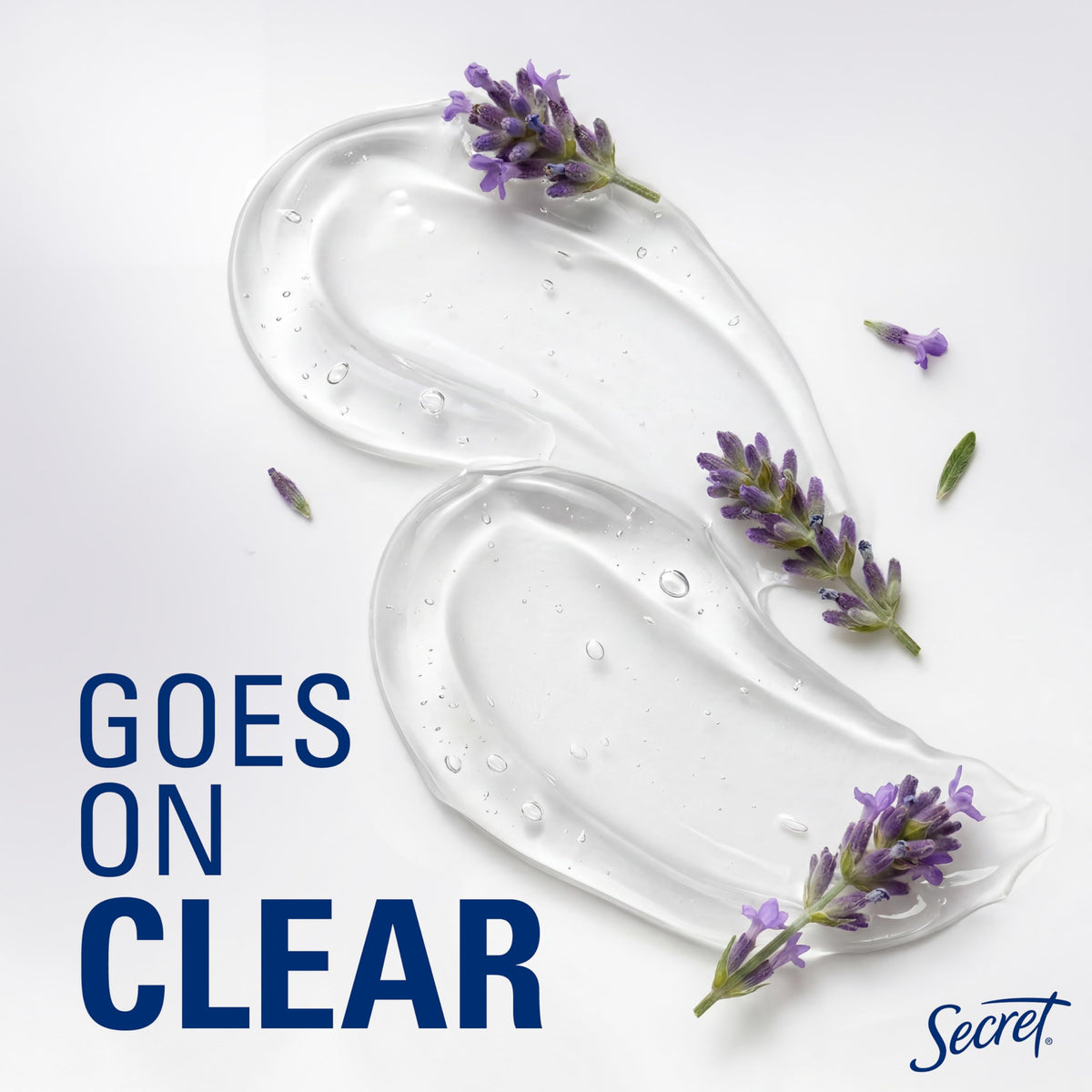 Secret applicator top and cap view for precise, mess-free application benefit