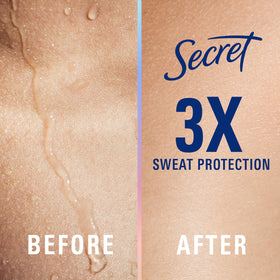 Secret applicator with cap open showing easy, precise application benefit