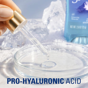 Secret gel drying on skin showing no white marks and comfort benefit