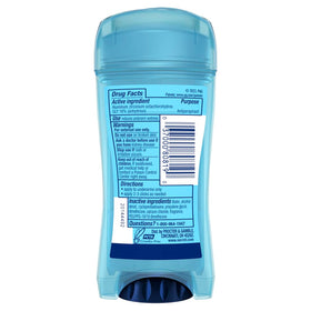 Secret clear gel stick open showing smooth applicator and quick-dry benefit
