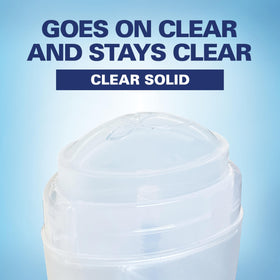 Secret open cap top view showing solid shape and hygienic design benefit