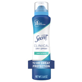 Secret front packaging showing product and 72hr protection benefit