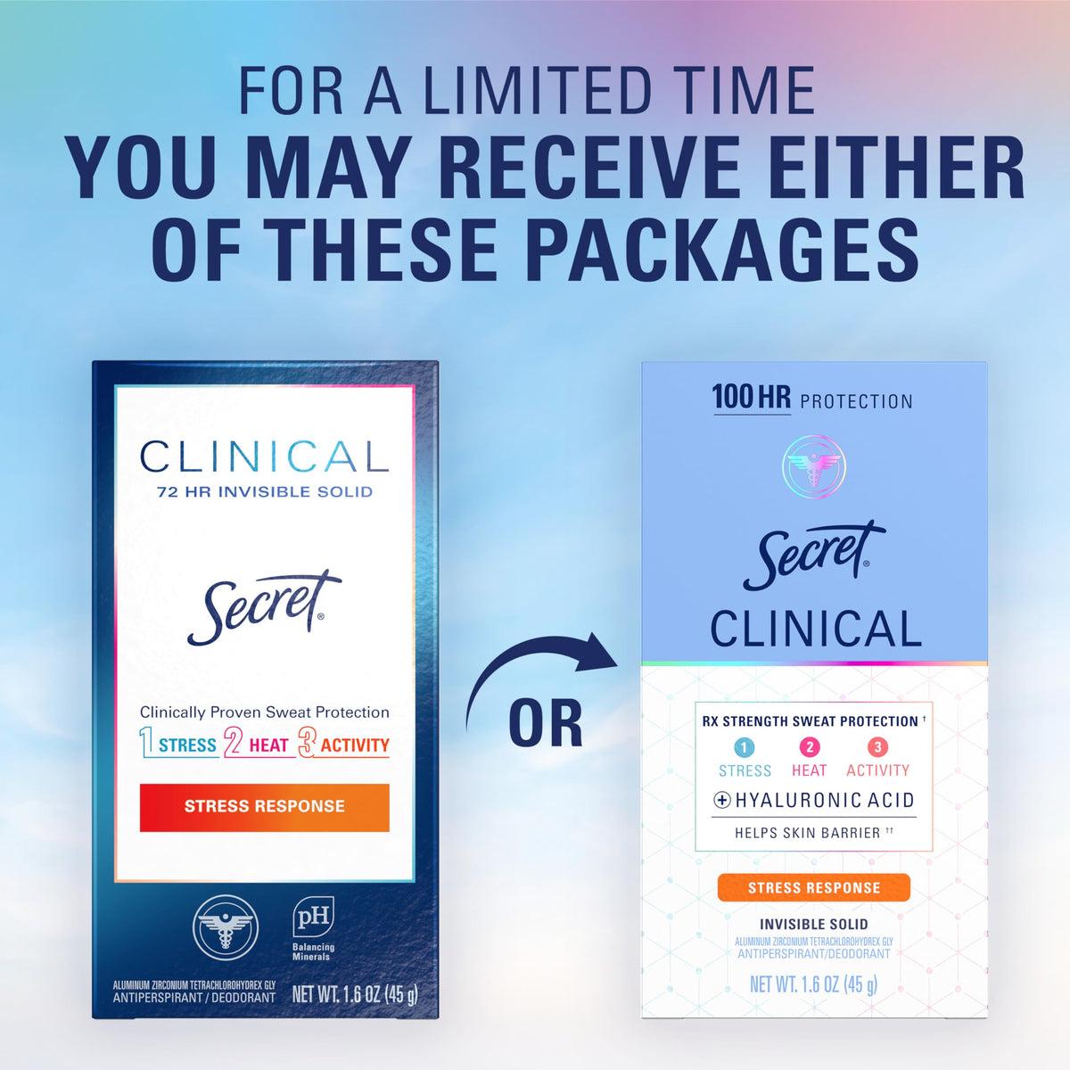 Active woman commuting wearing Secret Clinical Strength for confident all-day freshness