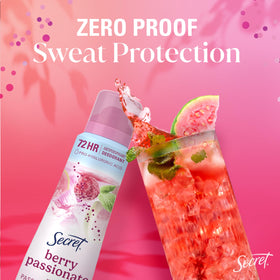 Secret product label ingredient list highlighting pH-balancing minerals benefit