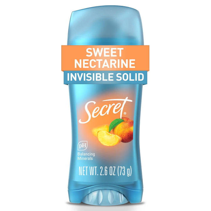 Secret front packaging showing product branding and size for quick recognition