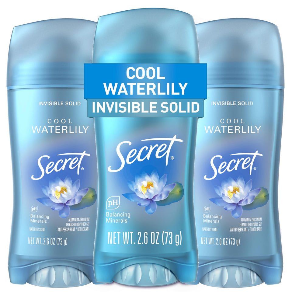Secret Fresh front packaging showing product and scent benefits