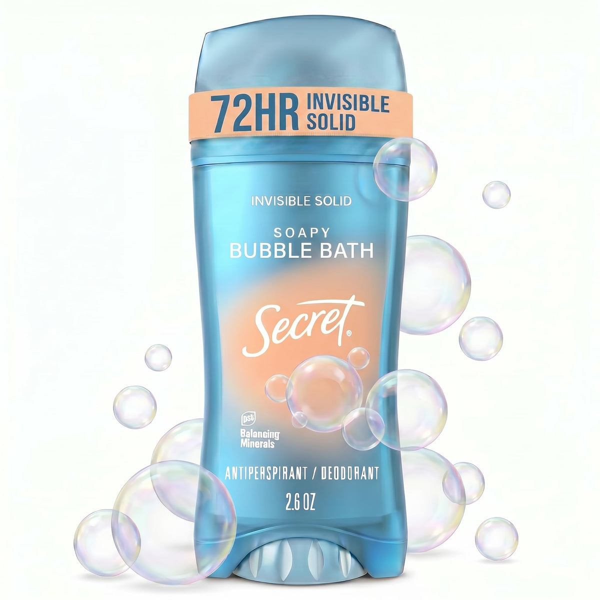 Secret Fresh front packaging showing clear branding and scent benefit