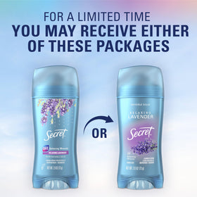Secret Fresh tucked into travel bag for on-the-go freshness and reliability