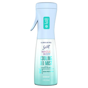Secret front packaging showing mint mist and 24hr odor protection benefit