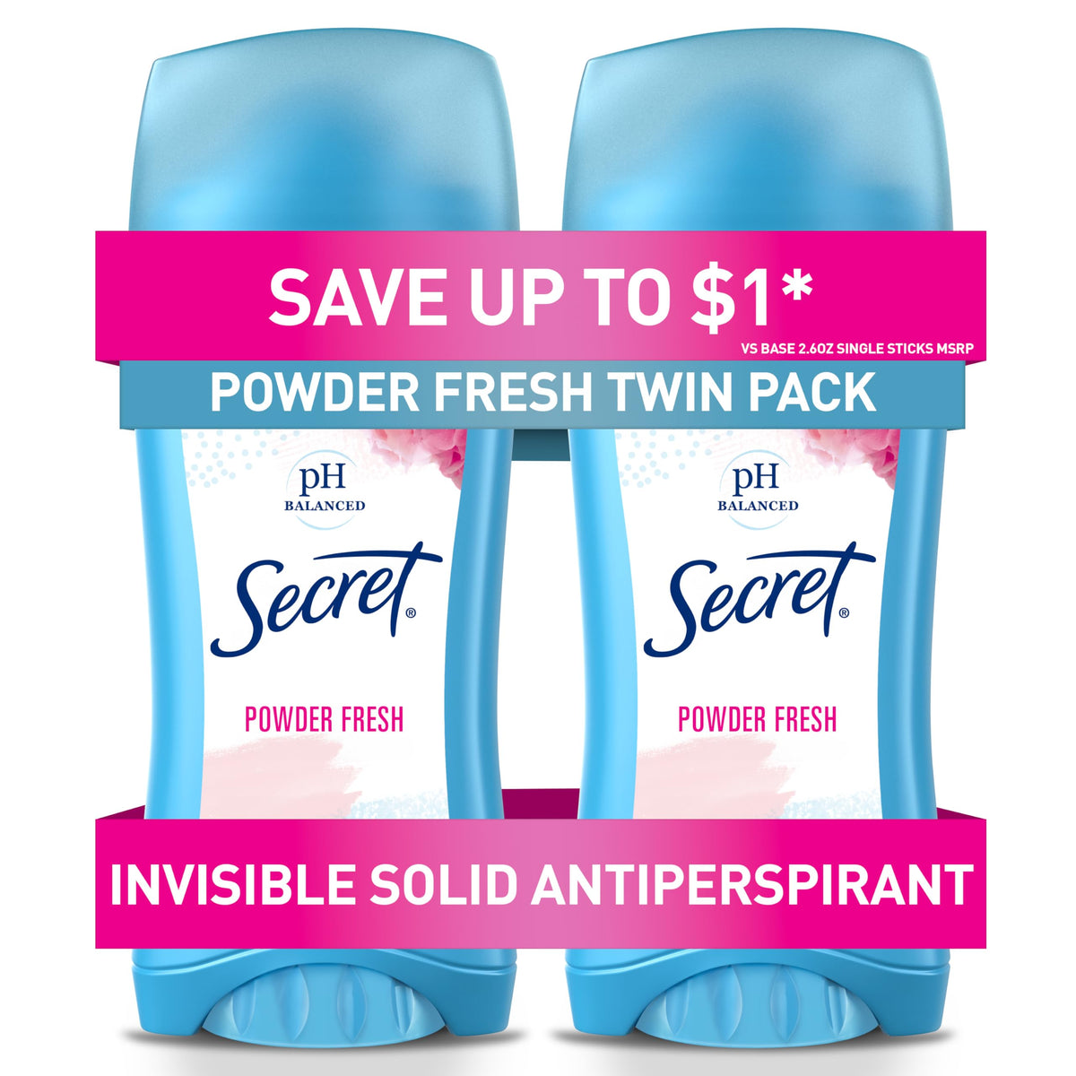 Secret invisible solid front packaging, clear product identity and convenience