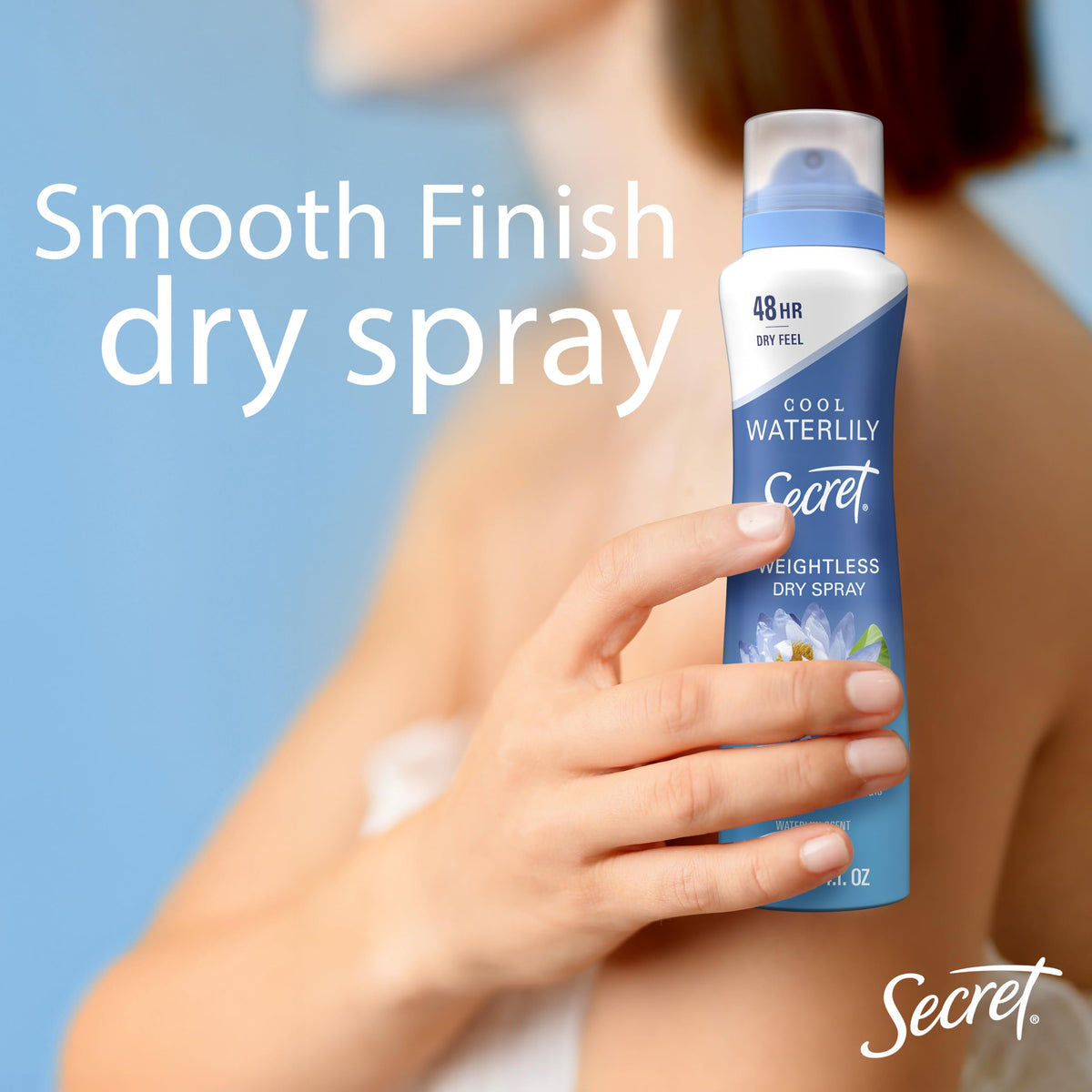 Secret in gym setting showing active use and reliable sweat protection benefit