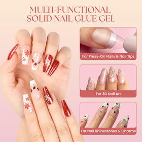 Secret Nails GLUI cap and nozzle detail for controlled, non-sticky dispensing