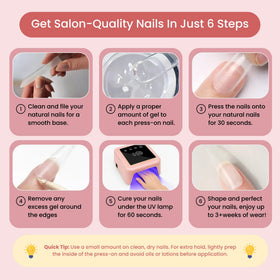 Secret Nails GLUI next to a 15ml scale to show compact travel-friendly size