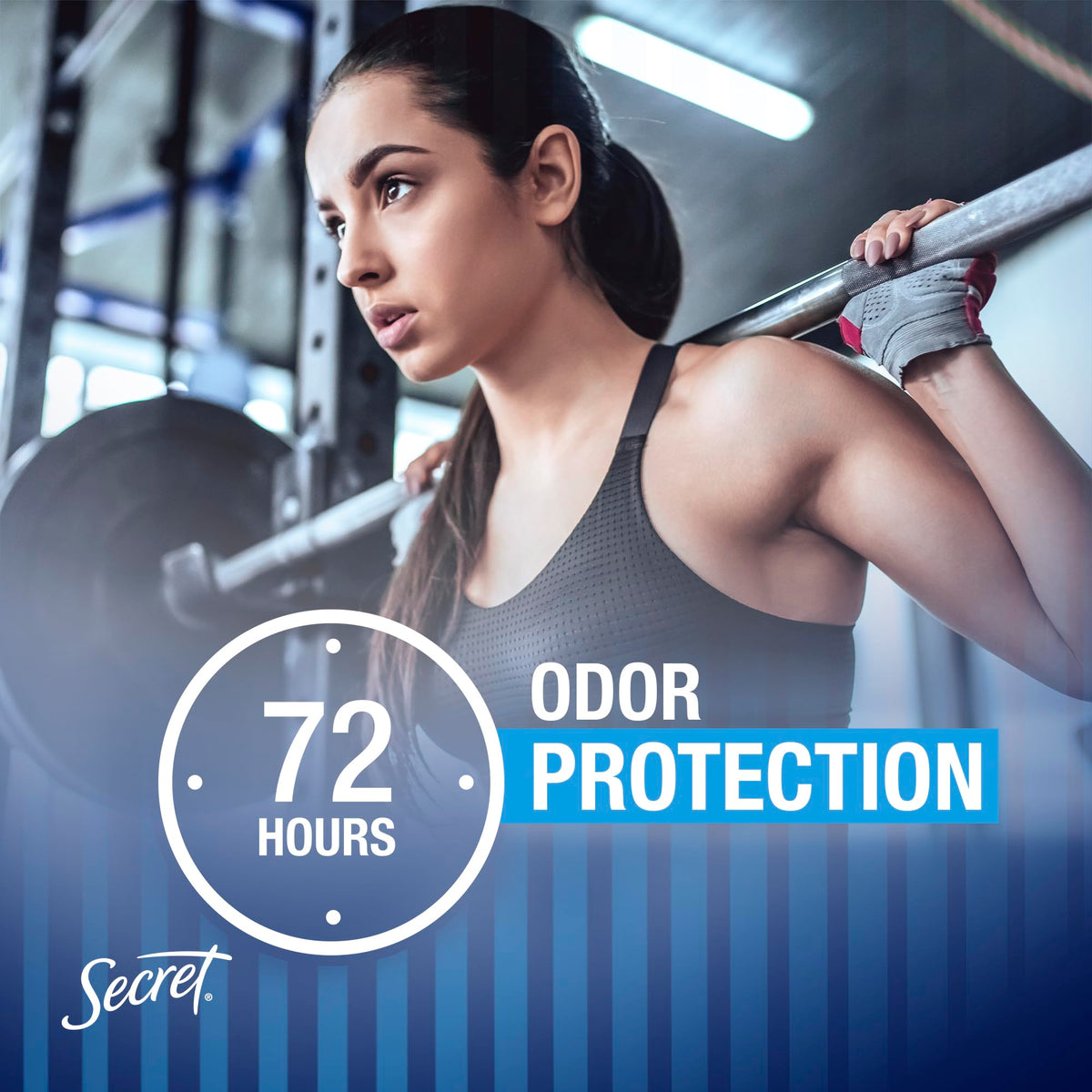 Secret Outlast applied to underarm demonstrating smooth, even coverage