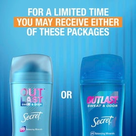 Applying Secret Outlast gel underarm, fast-drying confidence benefit