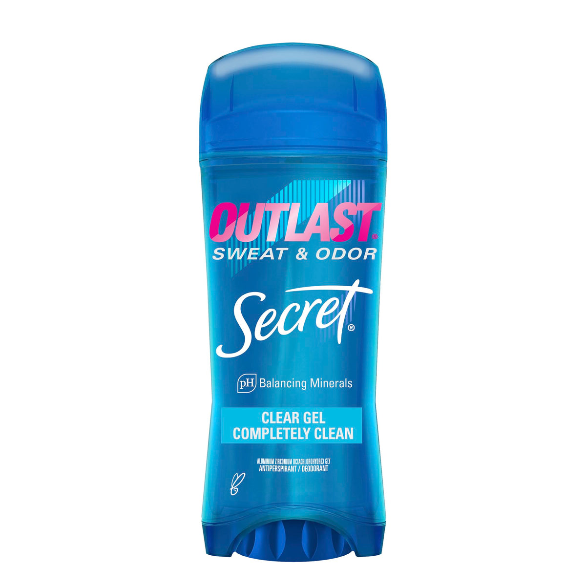 Secret Outlast front package showing branding and scent benefits