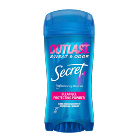 Secret Outlast front packaging showing 2.6 oz stick and scent
