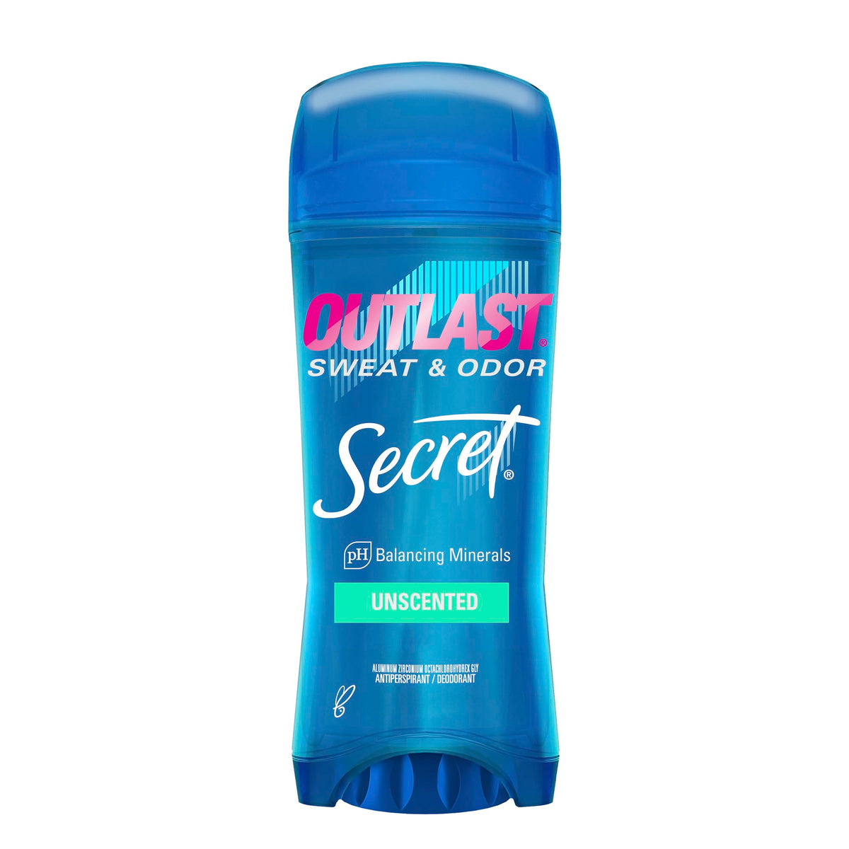 Secret Outlast front packaging showing product and benefits