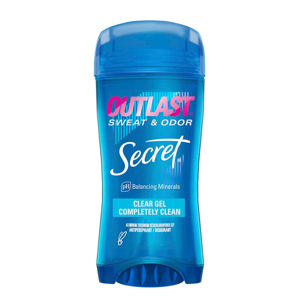 Secret Outlast front packaging showing product and scent benefit