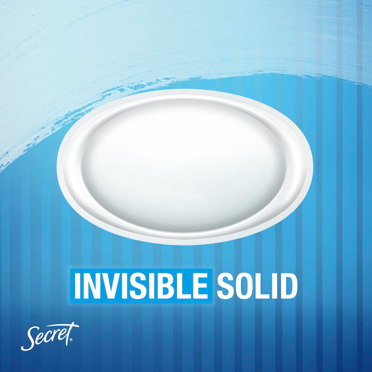 Secret Outlast applied on underarm demonstrating dry, non-sticky feel
