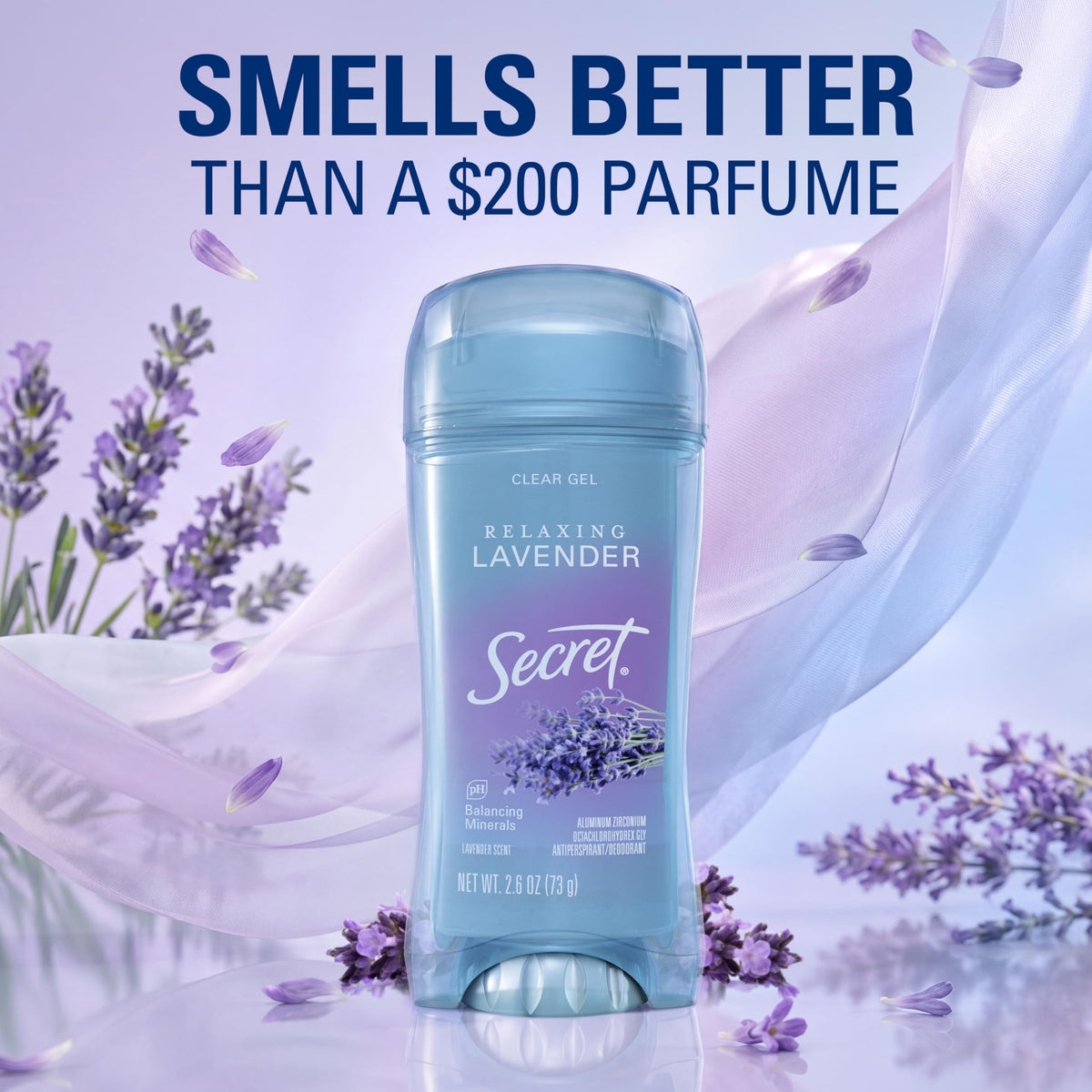 Secret pack of two deodorants offering value and extended supply