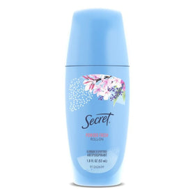 Secret front packaging showing clean powder-fresh scent and compact benefits