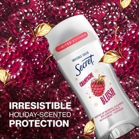 Secret texture close-up showing smooth glide and invisible finish benefit