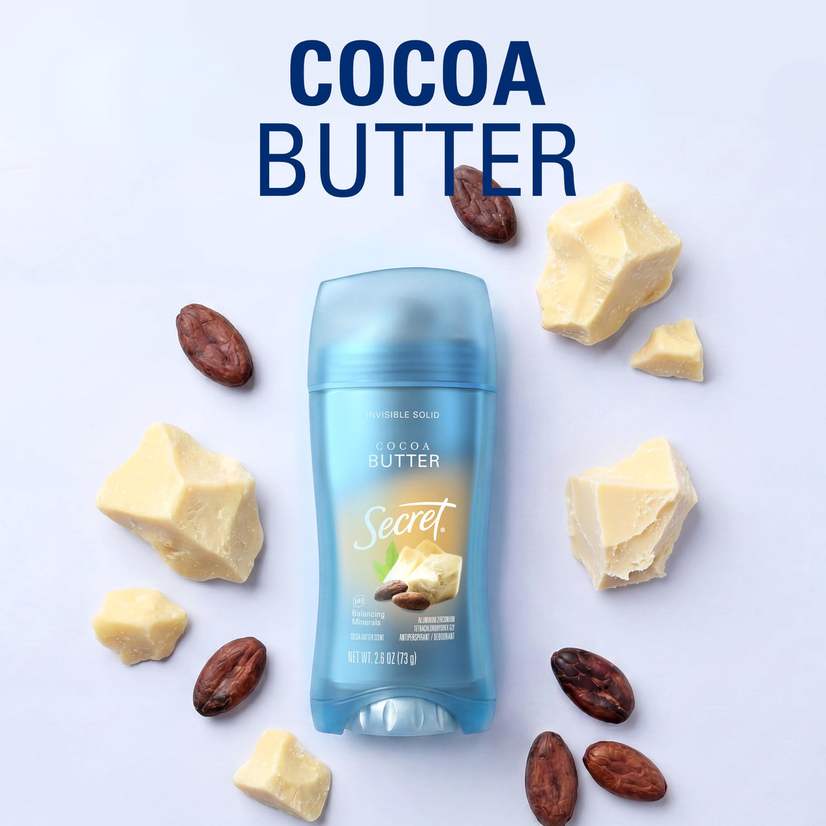 Secret deodorant in a pouch showing portability and convenience