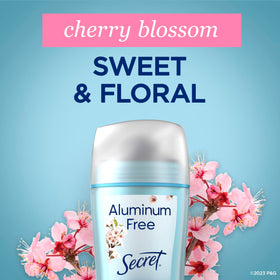 Secret underarm application demo showing quick-dry, residue-free wear