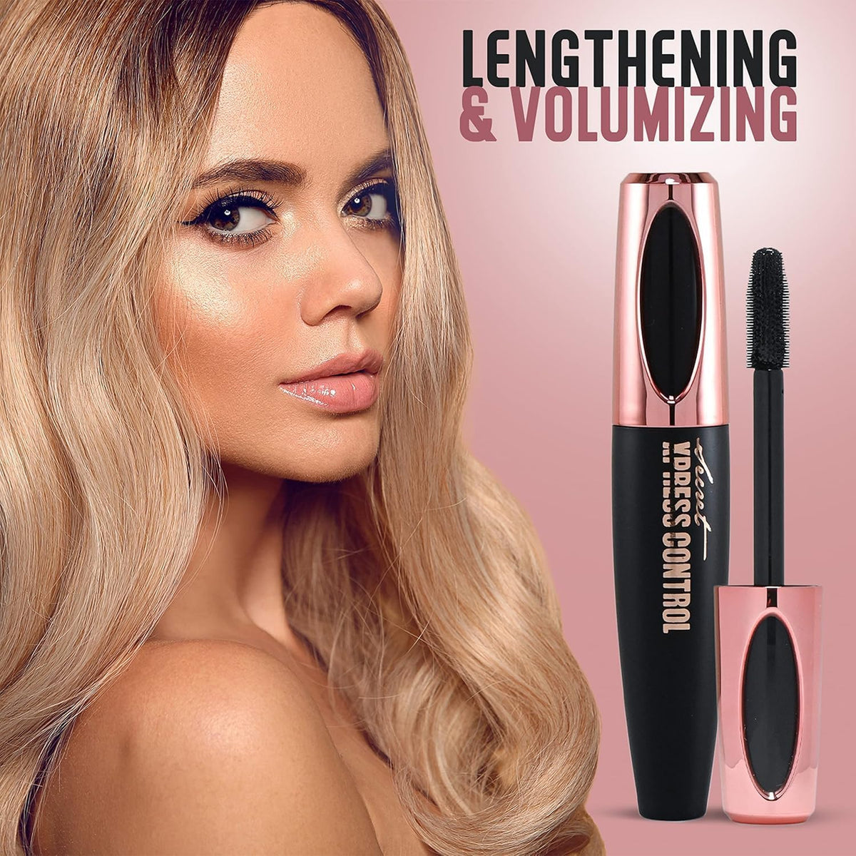 Secret Xpress Control on model in evening setting showcasing long-lasting smudge-proof wear