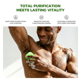 SecuMake used to cleanse face, reducing shine and visible impurities