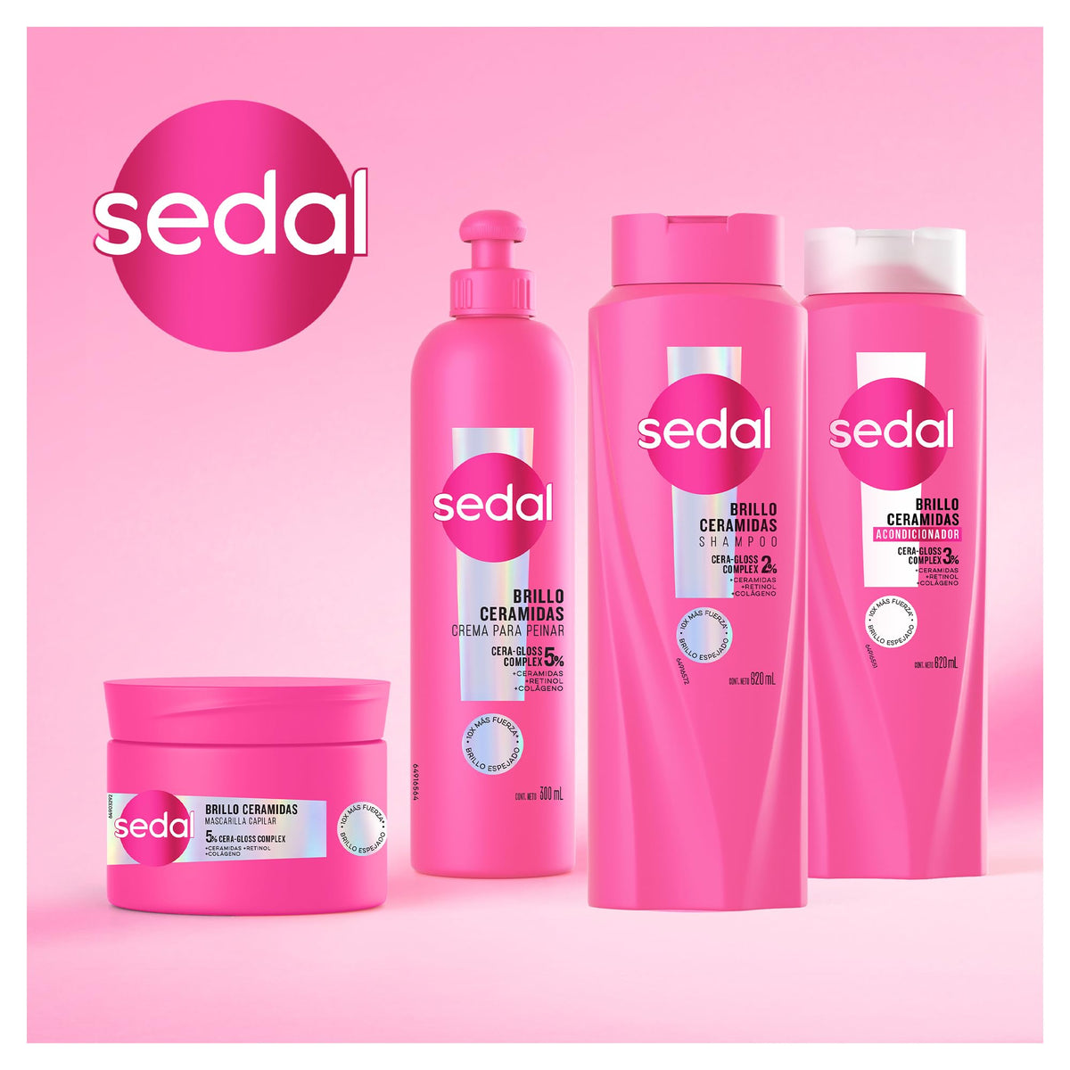 Sedal applied on damp hair before and after smoothing frizz