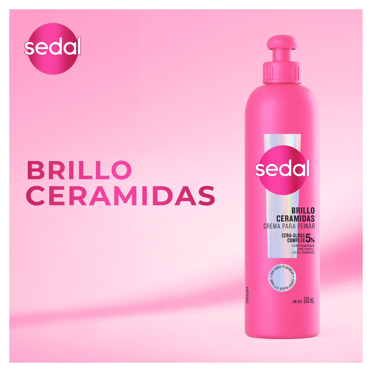 Sedal dispensing cream into hand for easy application benefit