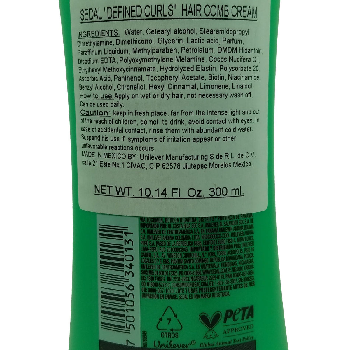 Sedal cream on hand demonstrating recommended amount and quick absorption