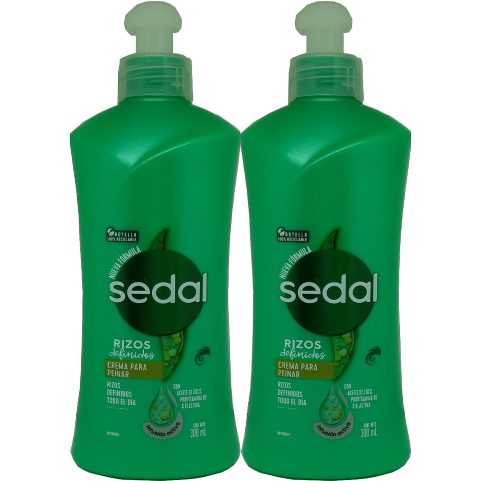 Sedal front packaging showing defined curls and 300ml size for clear selection