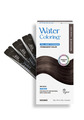 SEEDBEE front packaging showing dark brown shade and kit contents benefit convenience