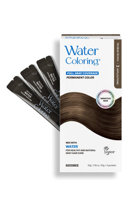 SEEDBEE front packaging showing medium brown kit and benefits