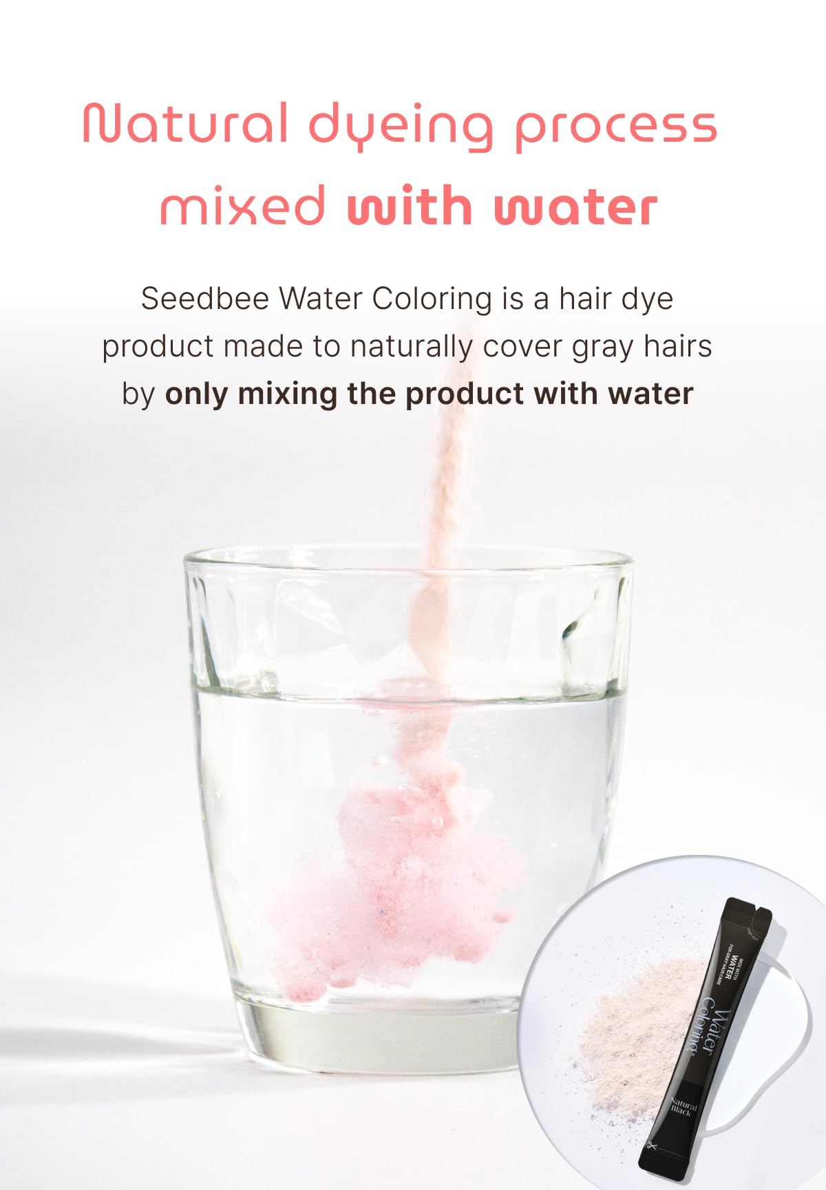 SEEDBEE shaker being mixed with water showing quick easy activation
