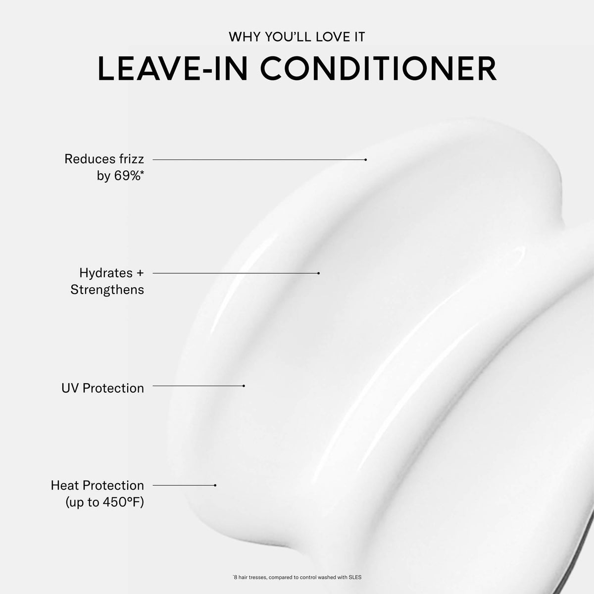 SEEN applying product to wet hair demonstrating smoother styling
