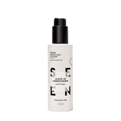 SEEN front bottle showing clean packaging and gentleness benefit