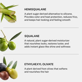 SEEN Magic Serum bottle with plant ingredients illustrating plant-derived, gentle benefits