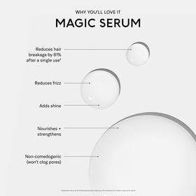 SEEN Magic Serum texture close-up highlighting smooth formula and nourishing emollients