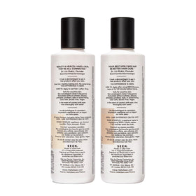 SEEN shampoo pump producing gentle lather for effective, non-stripping cleansing