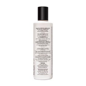 SEEN shampoo creamy foam texture close-up demonstrating mild lather for sensitive scalps