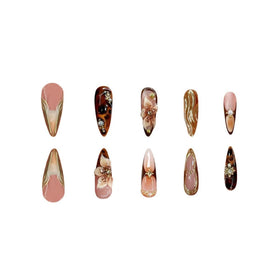 SEENEEY side profile showing thin back edge for seamless natural nail fit