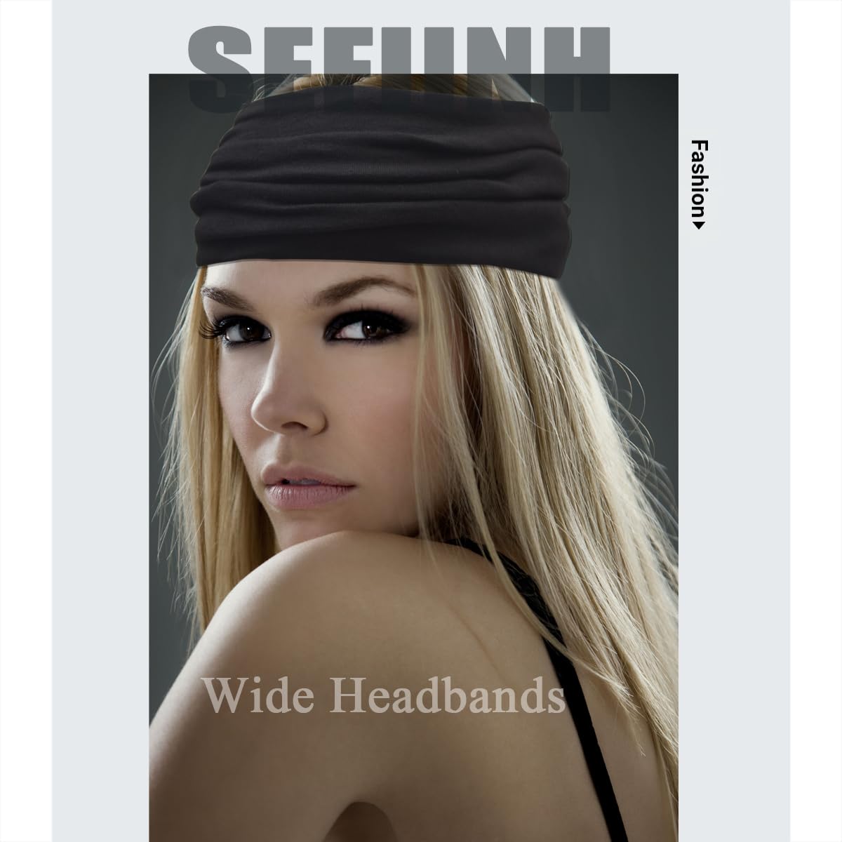 Sefiinh size scale with hand to show fit and stretch for most heads