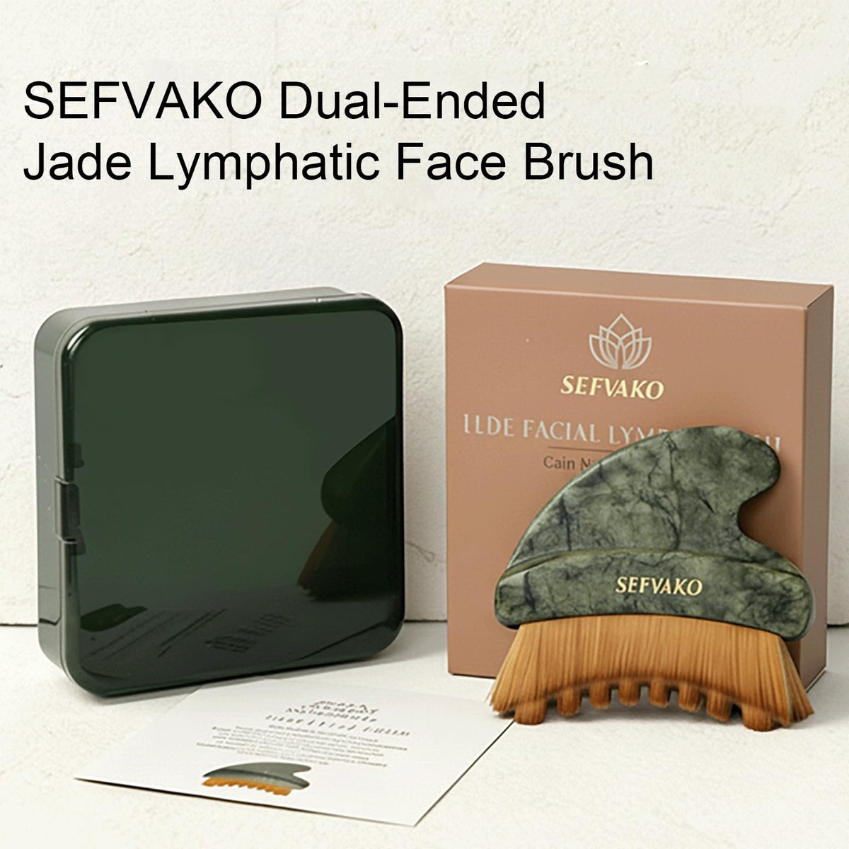 SEFVAKO tool displayed on bathroom shelf conveying gift-ready sustainable design