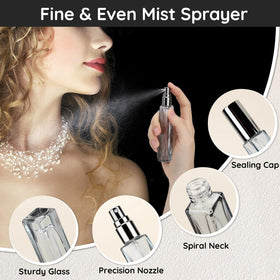 Segbeauty close-up of precision nozzle spraying fine mist, even application
