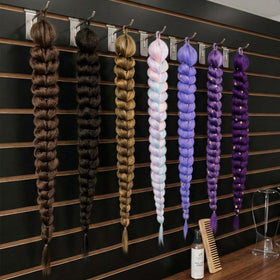 SEIKEA heat-resistant fiber demo, allows low-heat styling versatility